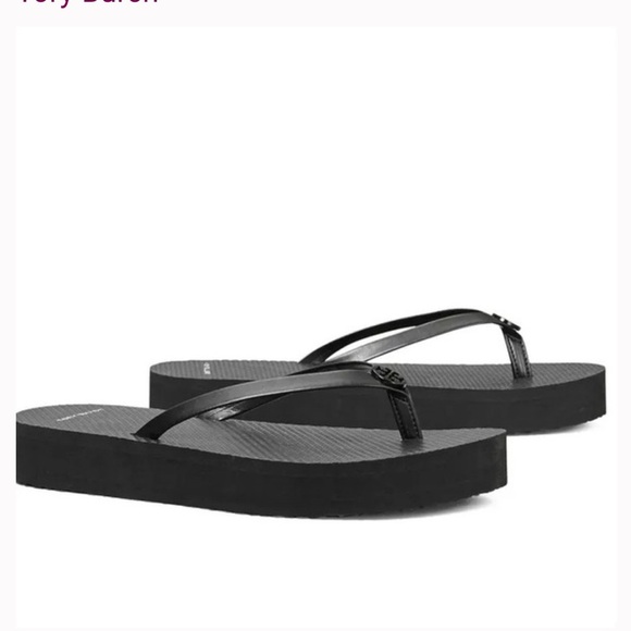 Tory Burch Flatform Flip Flop Black | 11 - Picture 1 of 8